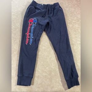 Champion Front Print Reverse Weave Sweatpants Size Large